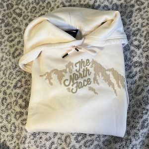 North Face embroidered hoodie